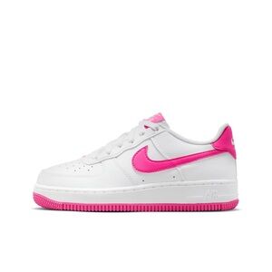Nike Air Force 1 Kids Sneakers White and Pink